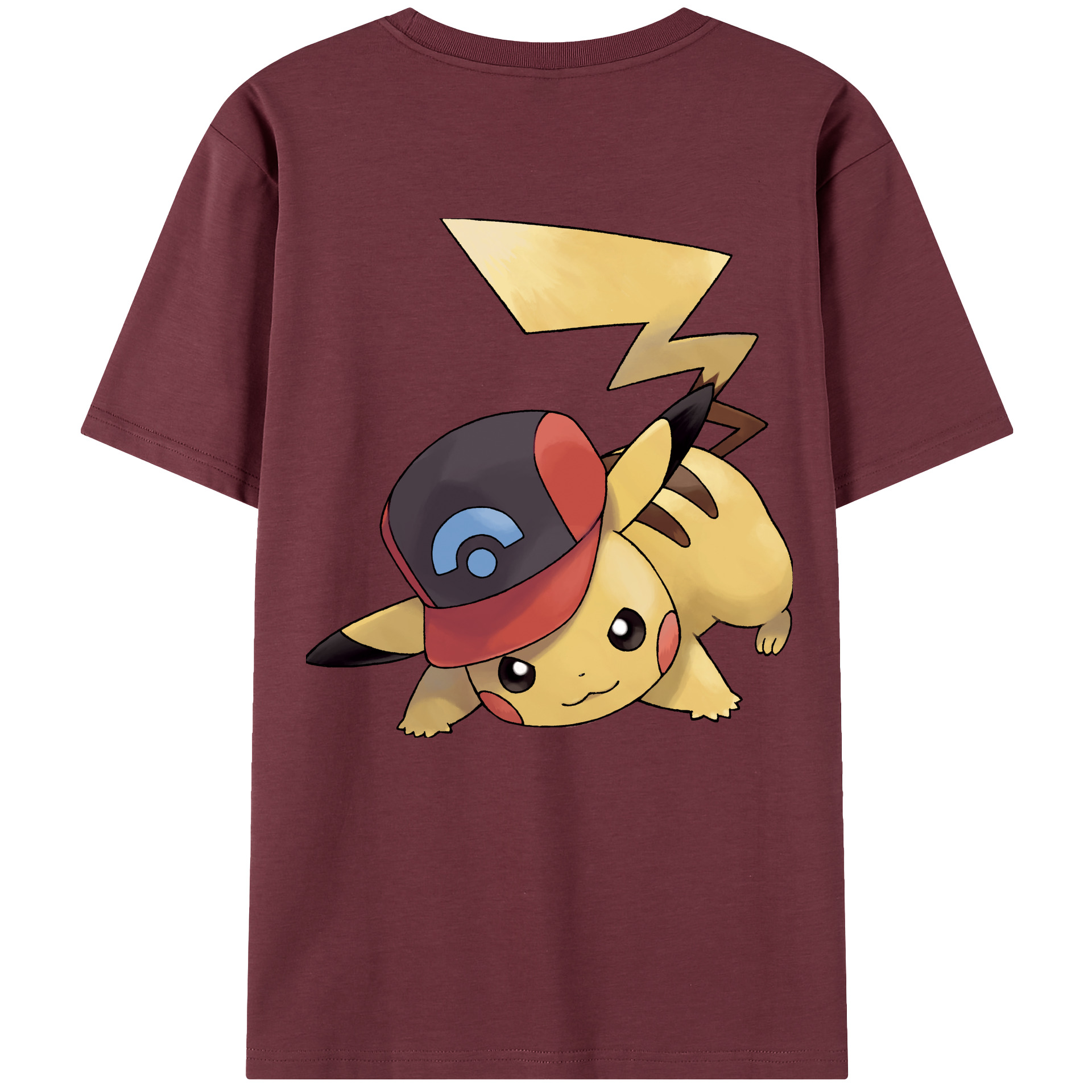 （画像用） ポケットモンスター Pokémon 綿100％半袖Tシャツ（背面プリント）